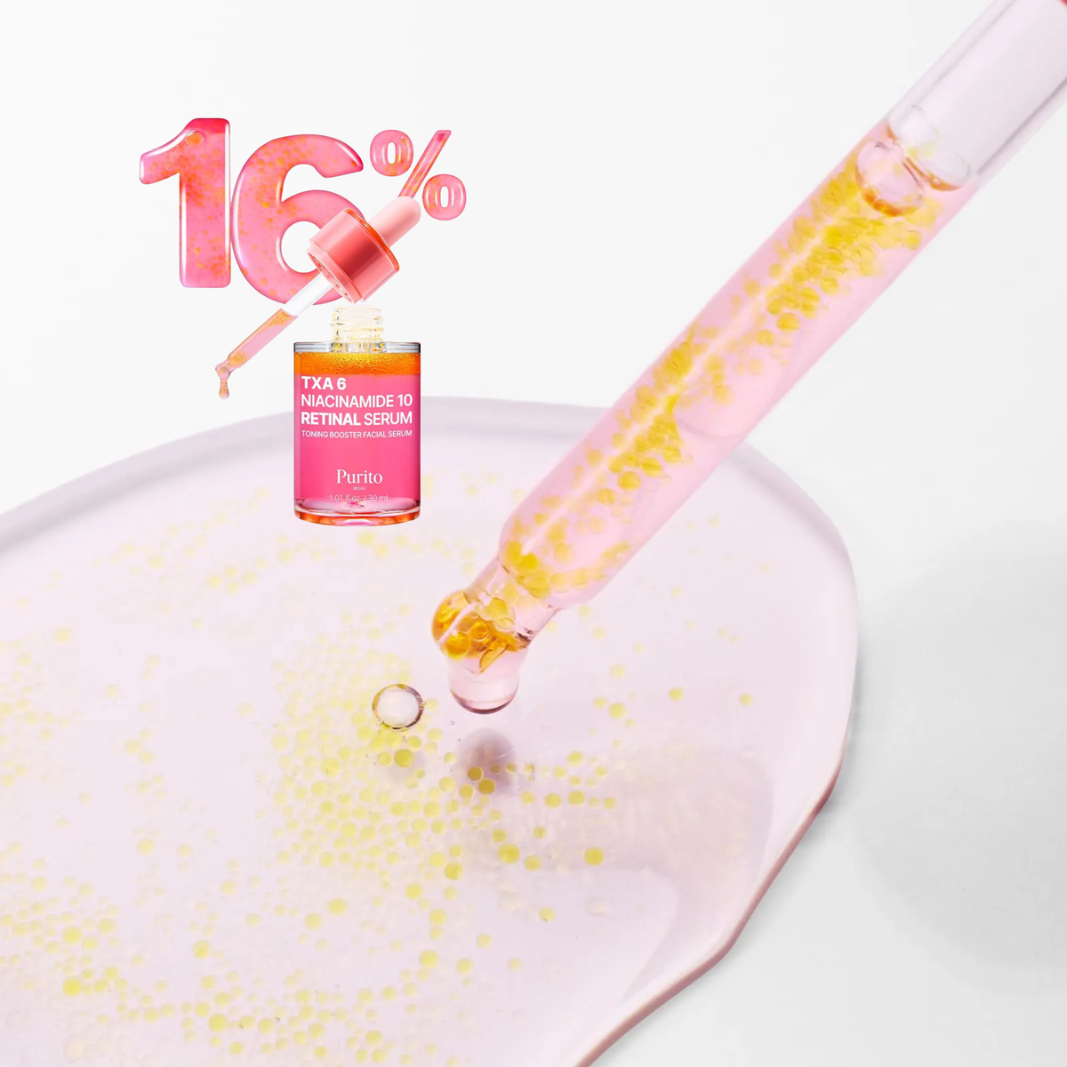 PURITO SEOUL TXA 6 Niacinamide 10 Retinal Serum