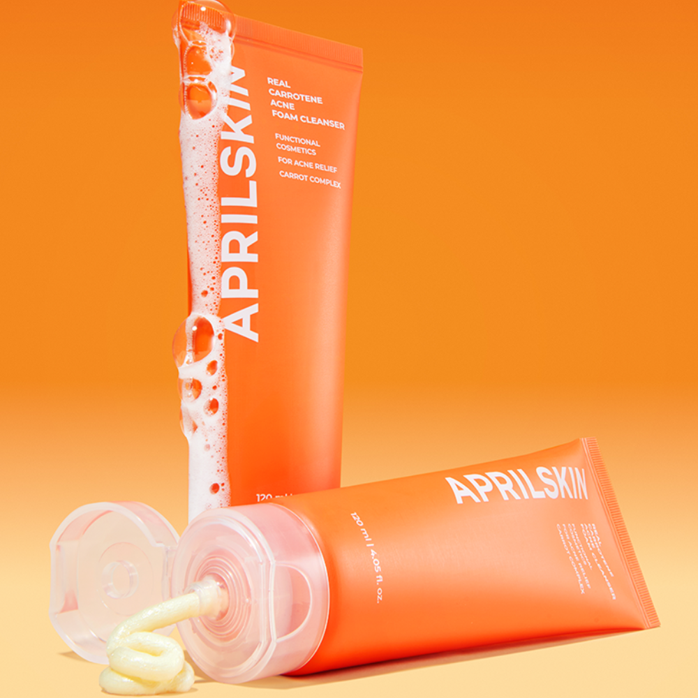APRIL SKIN Real Carrotene Acne Foam Cleanser