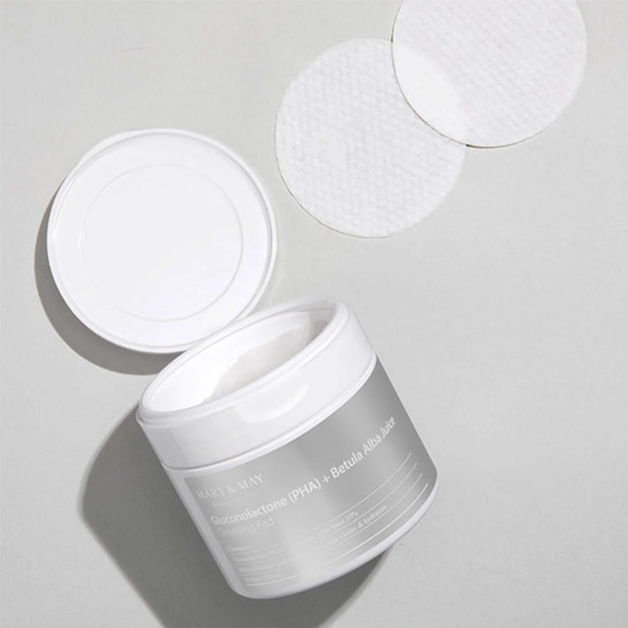 MARY&MAY Gluconolactone (PHA)+Betula Alba Juice Cleansing Pad