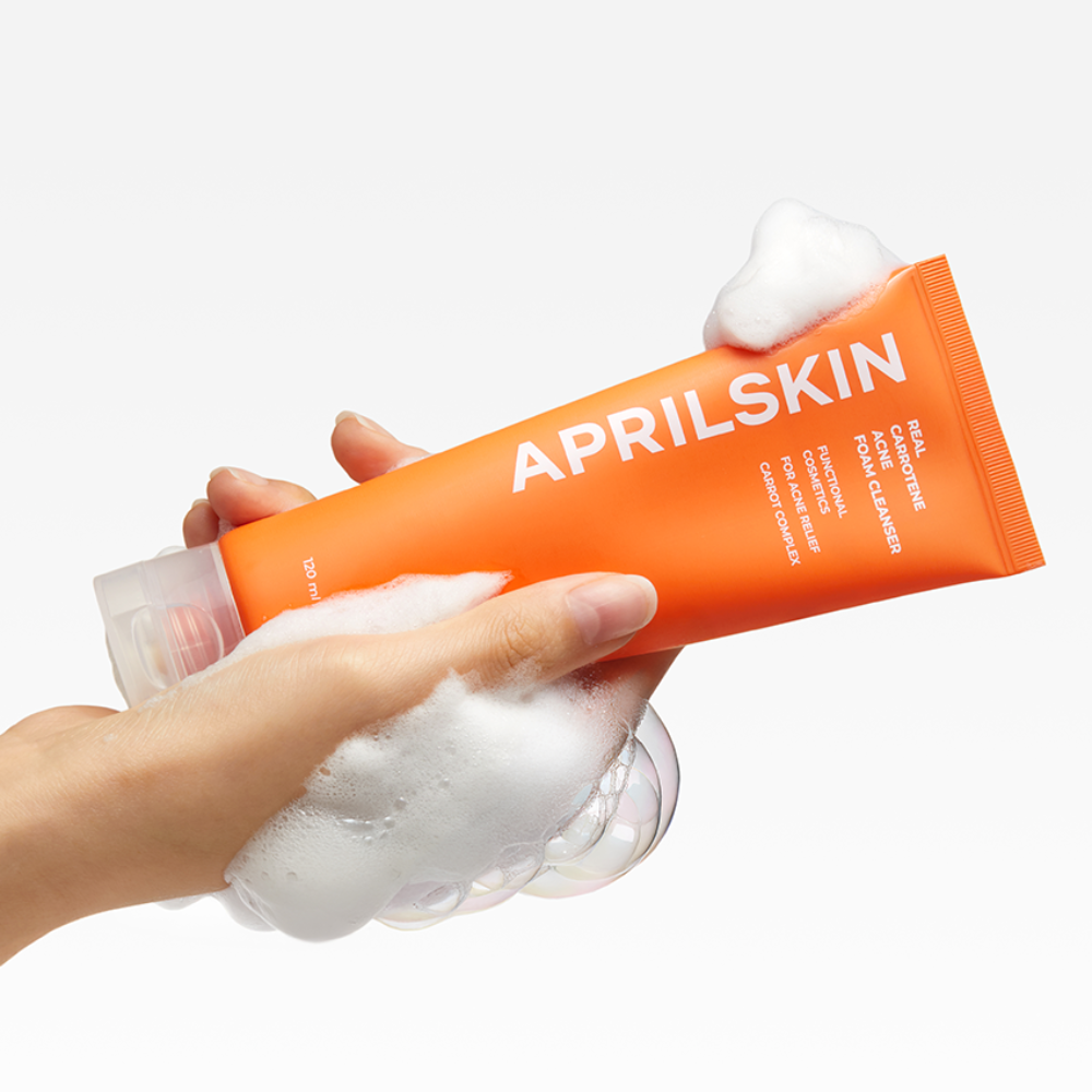 APRIL SKIN Real Carrotene Acne Foam Cleanser