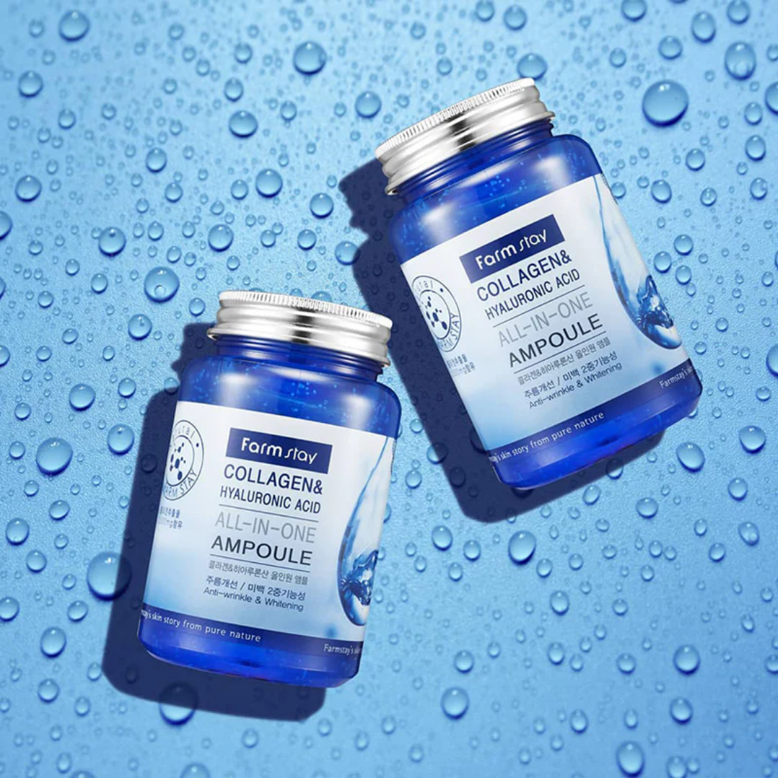 FARM STAY Collagen & Hyaluronic Acid All-In- One Ampoule
