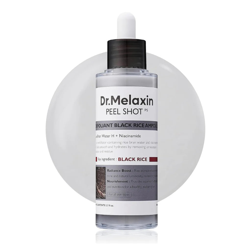 DR. MELAXIN Peel Shot Exfoliant Black Rice Ampoule