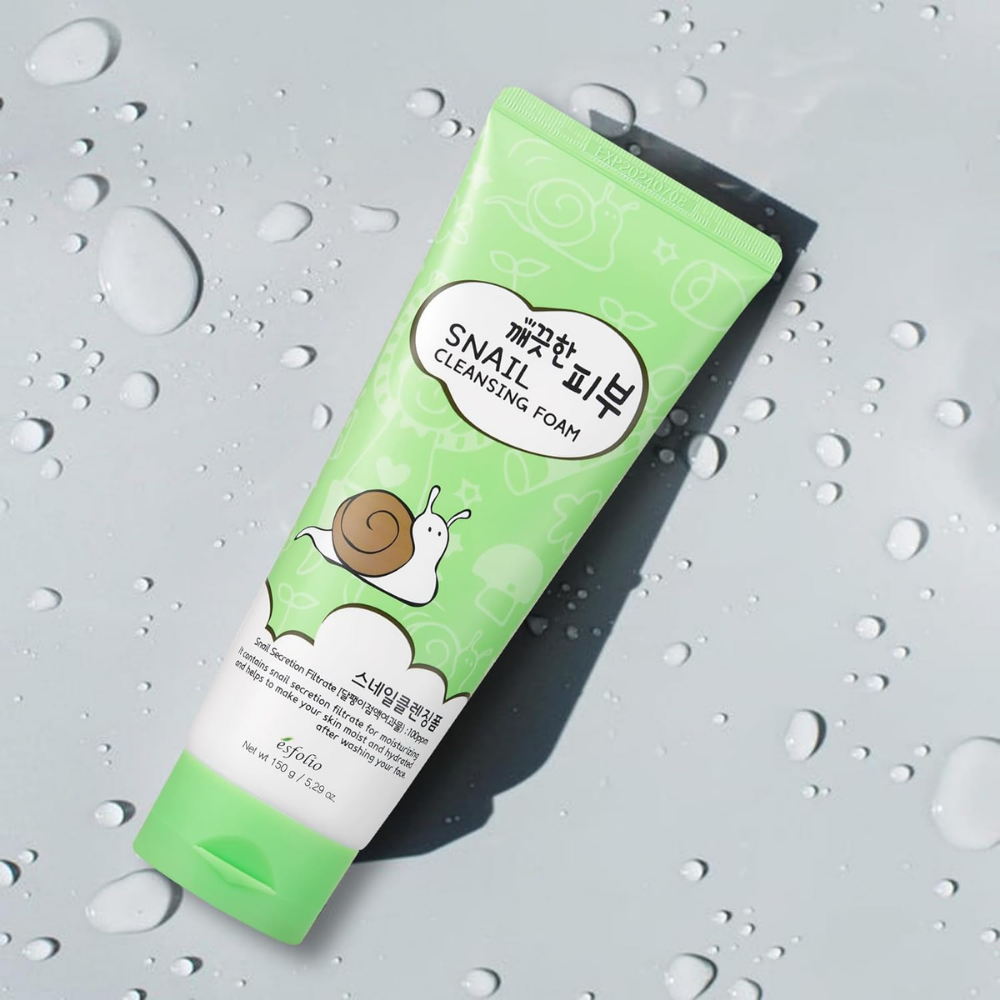 ESFOLIO Pure Skin Snail  Cleansing Foam
