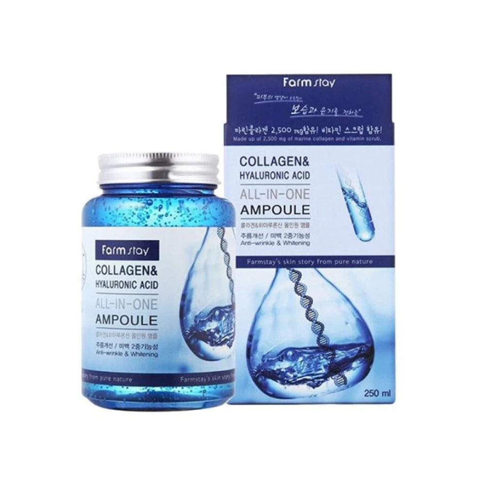 FARM STAY Collagen & Hyaluronic Acid All-In- One Ampoule