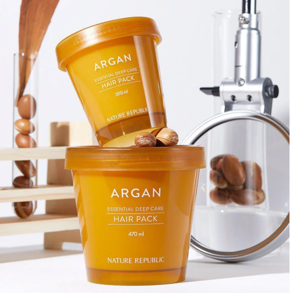 NATURE REPUBLIC Argan Essential Moisture Repairing Hair Mask