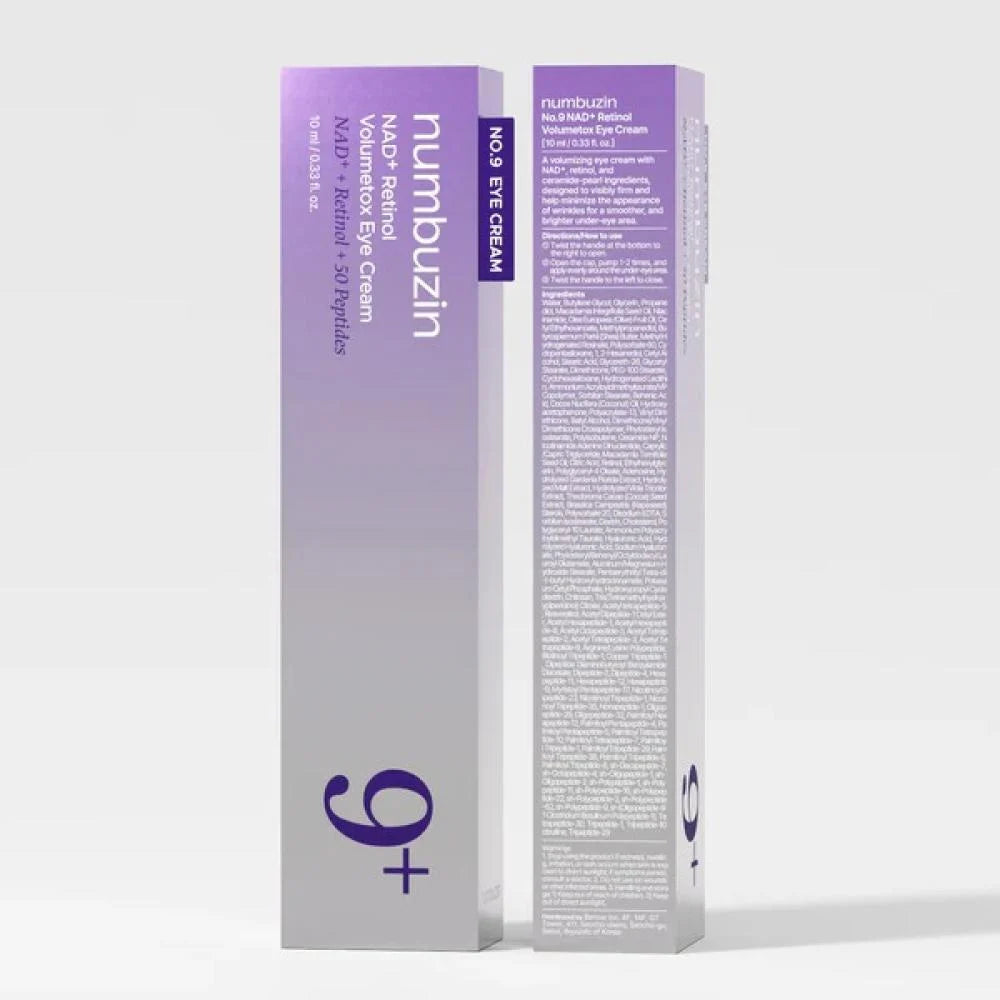 NUMBUZIN No.9 NAD+ Retinol Volumetox Eye Cream