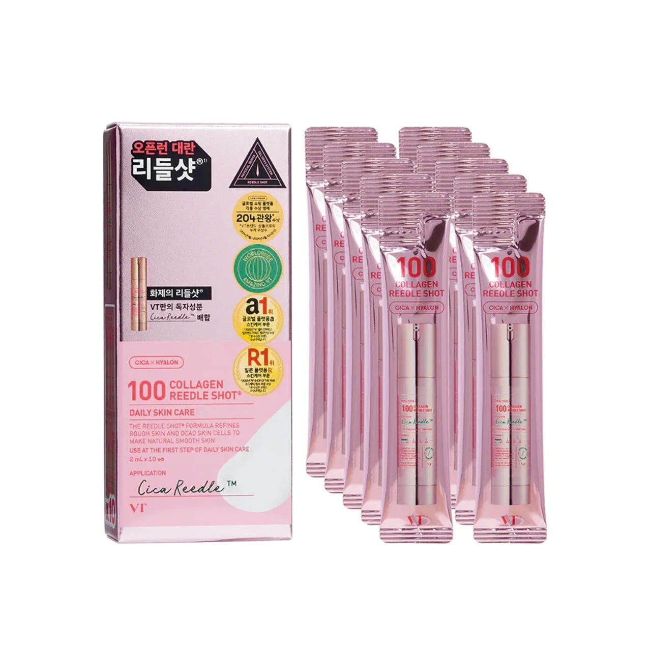 VT COSMETICS 100 Collagen Reedle Shot (2ml*10ea)