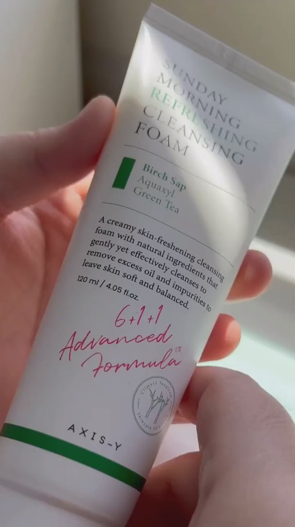 Cargar vídeo: AXIS-Y – Sunday Morning Refreshing Cleansing Foam